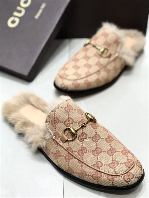 gucci mules with fur review.